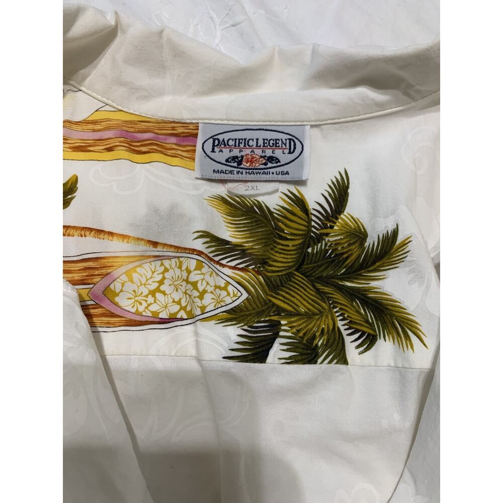 Vintage Pacific Legend Hawaiian Shirt Men’s 2XL Made in Hawaii USA Surfboards - Picture 5 of 6
